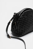 Framed Woven Pouch  Black  hi-res
