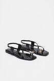 Lucia Toe Ring Sandal  Black Patent  hi-res