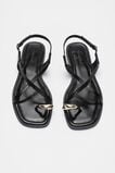 Lucia Toe Ring Sandal  Black Patent  hi-res