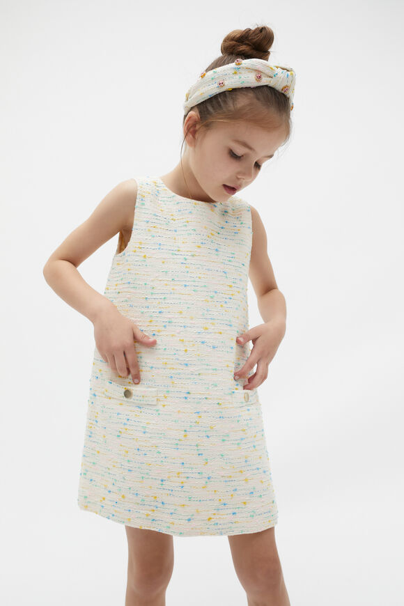 Boucle Shift Dress  Multi  hi-res