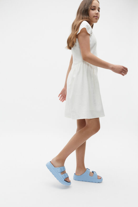 Moulded Double Buckle Slide  Sky Blue  hi-res
