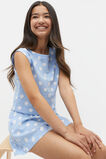 Spot Shell Top  Sky Blue  hi-res