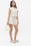Boucle Button Top  Marshmallow  hi-res
