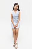 Stripe Knit Dress  Sky Blue  hi-res