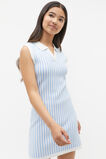 Stripe Knit Dress  Sky Blue  hi-res