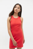  Rib Tank Dress  Strawberry Red  hi-res