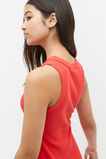  Rib Tank Dress  Strawberry Red  hi-res