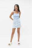 Denim Button Skirt  Glacier Denim  hi-res