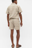 Geo Print Short  Hazelnut Multi  hi-res