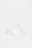 Woven Wrap Visor  White  hi-res