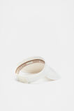 Woven Wrap Visor  White  hi-res