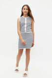 Stripe Knit Skirt  New Navy  hi-res