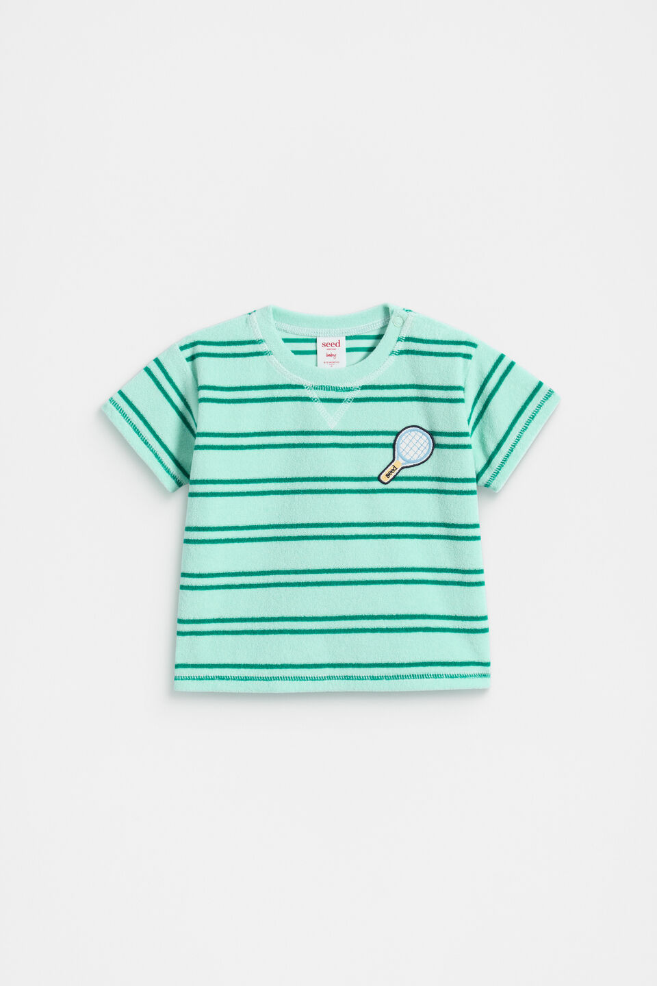 Towelling Tee  Pale Mint