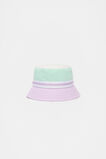Mini Colourblock Bucket Hat  Soft Lilac  hi-res