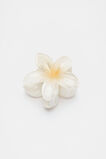 Hibiscus Claw Clip  Cream  hi-res