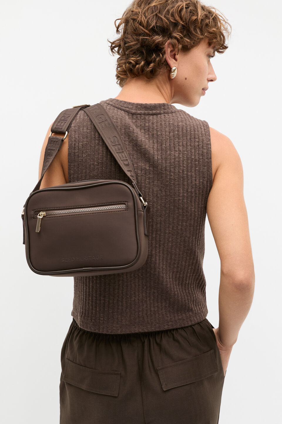 Seed Camera Tech Bag  Dark Espresso