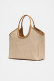 Textured Open Tote  Caramel  hi-res