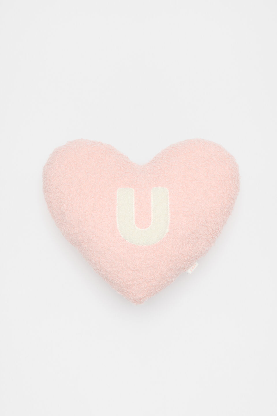 Heart Initial Cushion  U