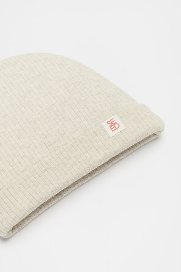 Logo Beanie  Cream Marle  hi-res