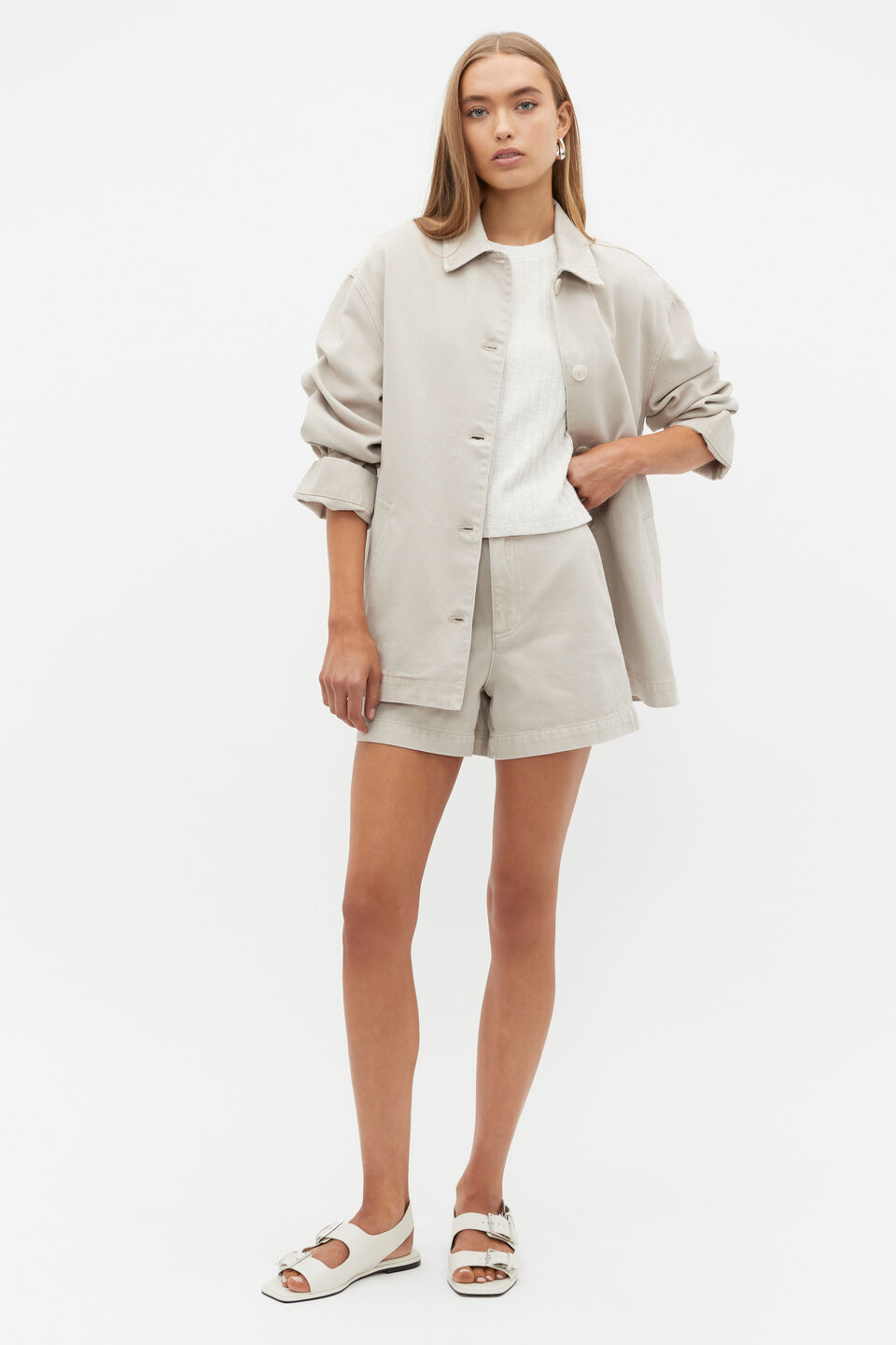 Denim Short  Oat