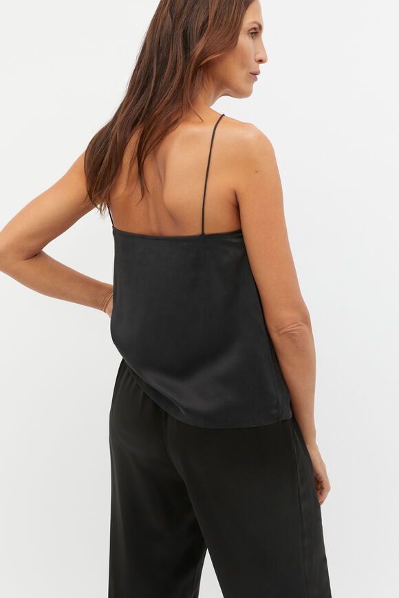 Silk Lace Camisole  Black  hi-res