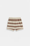 Stripe Knit Short  Oat Marle  hi-res