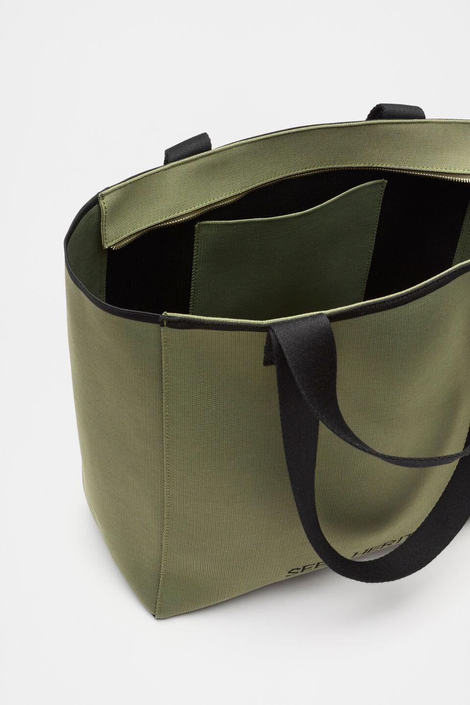 Knit Logo Tote  Rainforest