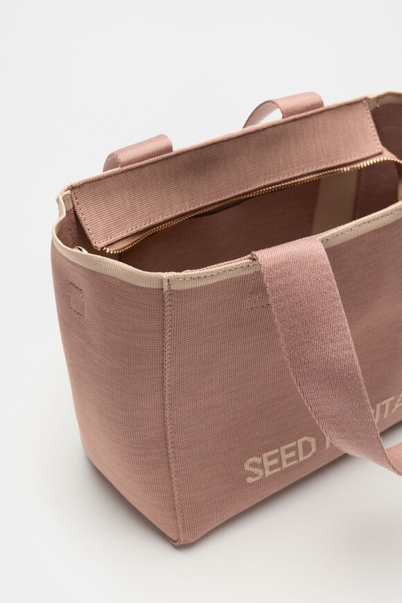 Knit Logo Mini Tote  Amaretto  hi-res