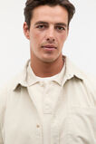 Merino Wool Long Sleeve Polo  Cool Stone Marle  hi-res