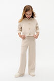 Button Up Cardigan  Oat Marle  hi-res