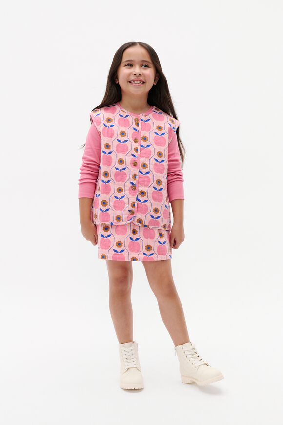 Apple Quilted Skirt  Rose Petal  hi-res