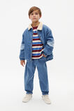 Denim Bomber Jacket  Mid Blue Wash  hi-res