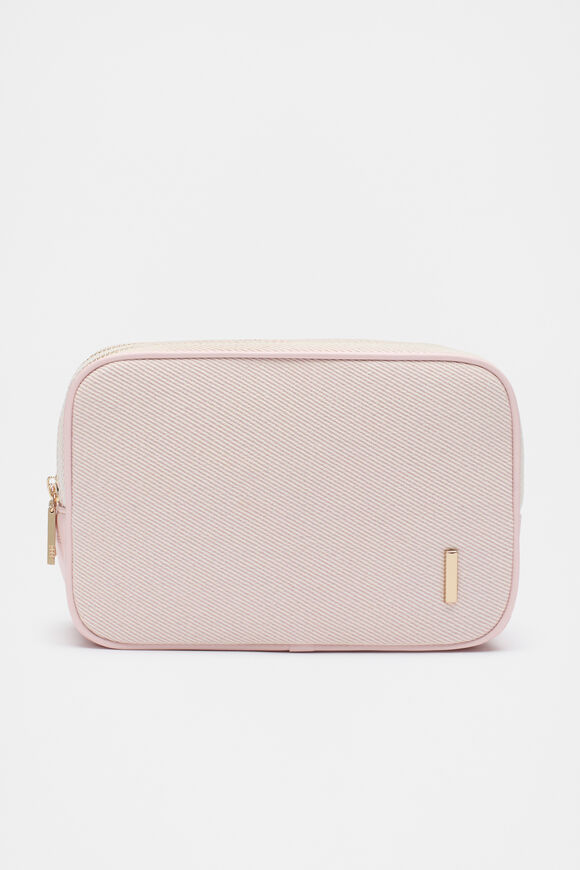 Initials Make Up Bag Rose Petal  I  hi-res
