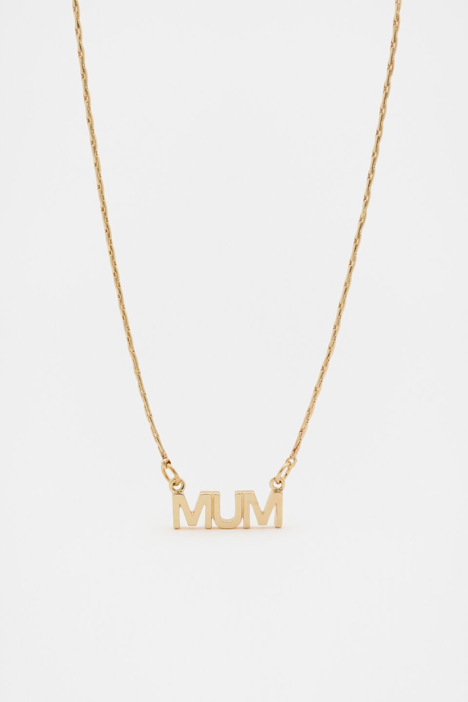 Mum Necklace  Gold