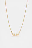 Mum Necklace  Gold  hi-res