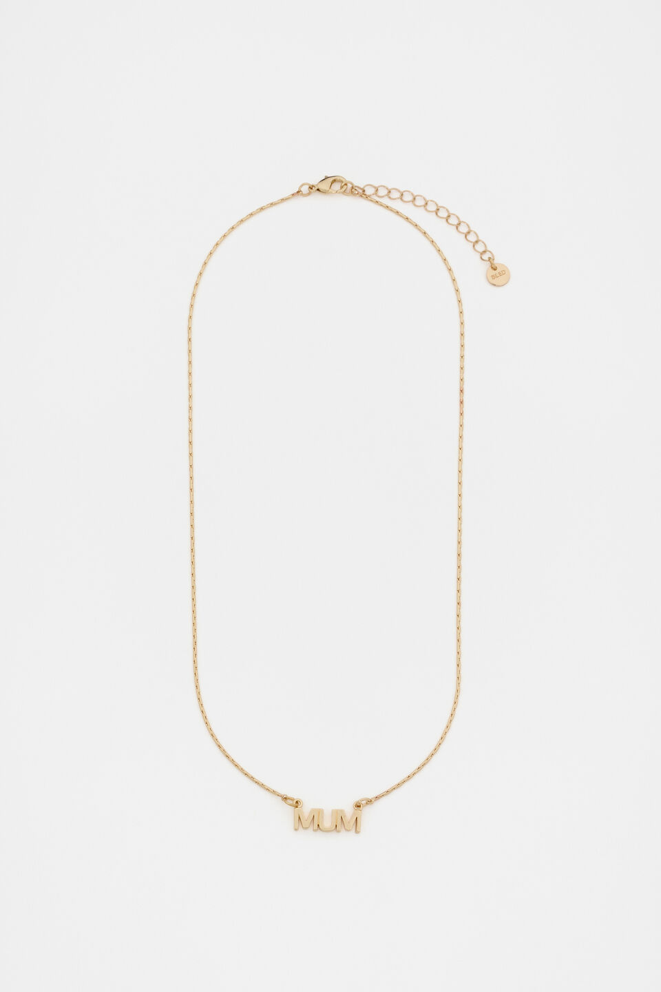 Mum Necklace  Gold