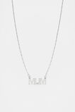 Mum Necklace  Silver  hi-res