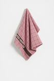 Seed Logo Tea Towel  Mauve  hi-res