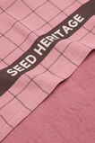 Seed Logo Tea Towel  Mauve  hi-res
