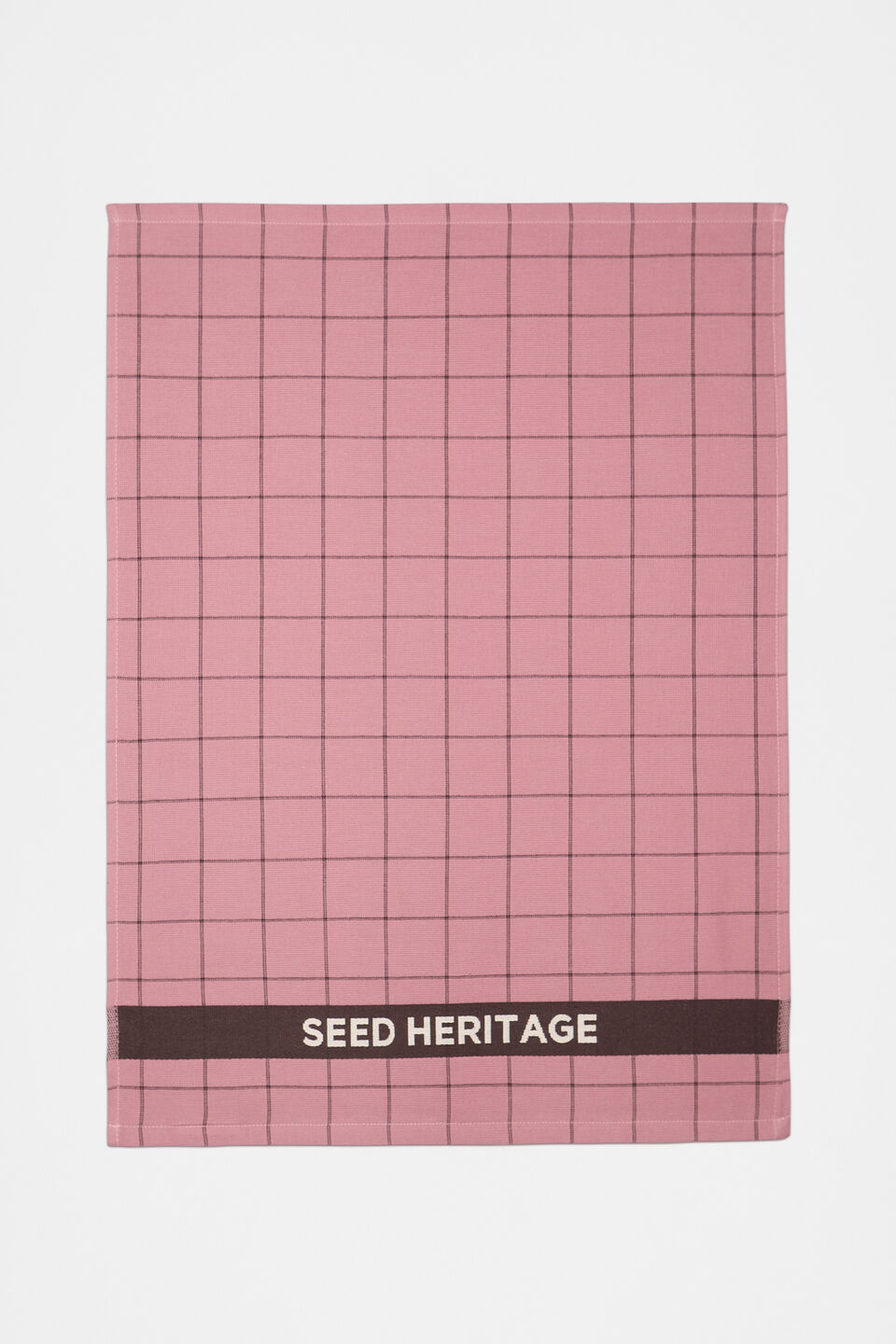 Seed Logo Tea Towel  Mauve