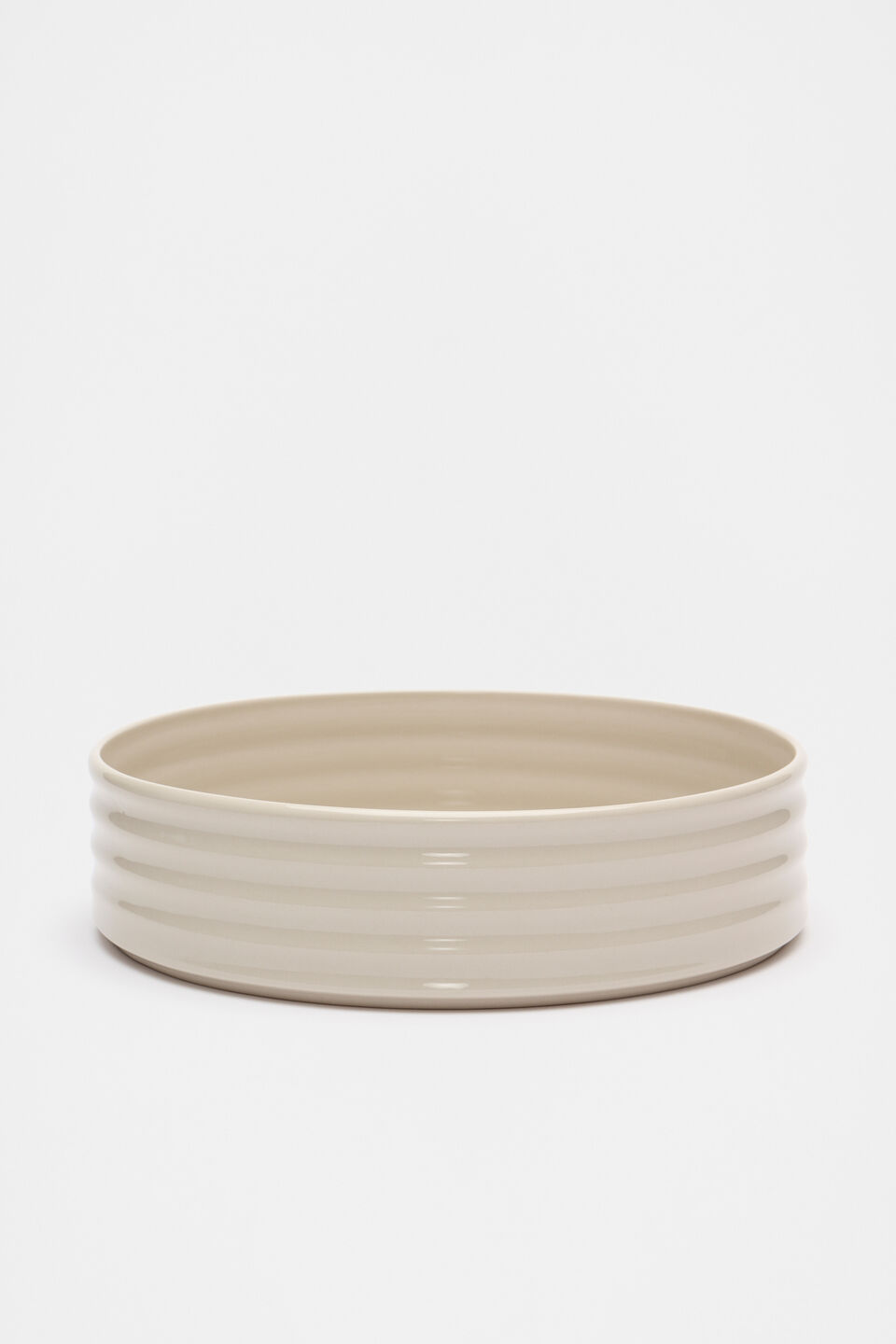 Coco Serving Bowl  Alabaster