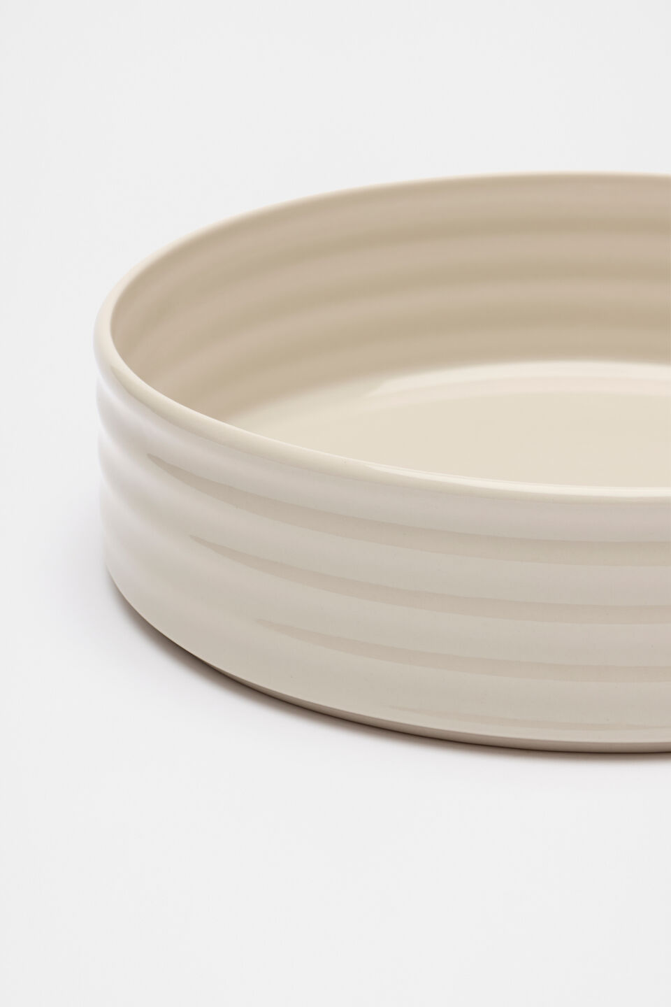 Coco Serving Bowl  Alabaster