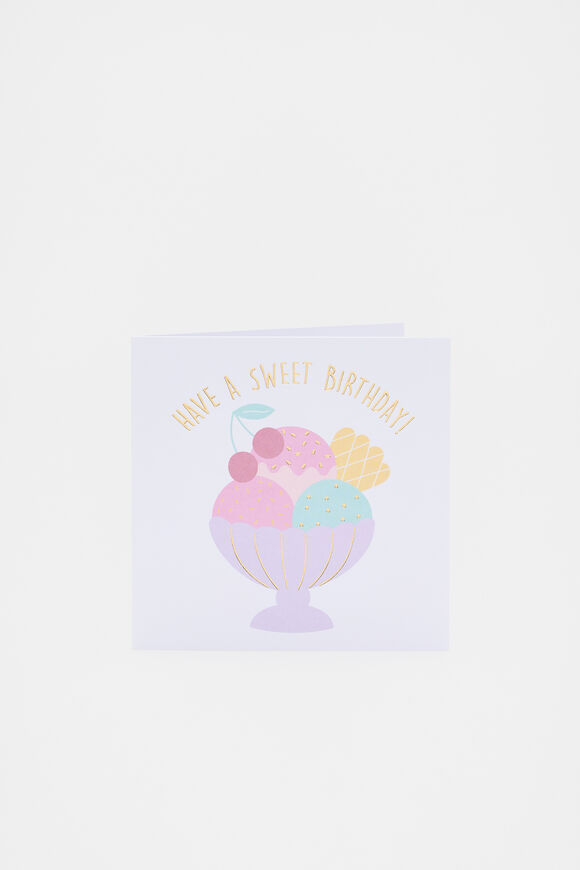 Have A Sweet Birthday Card  Multi  hi-res