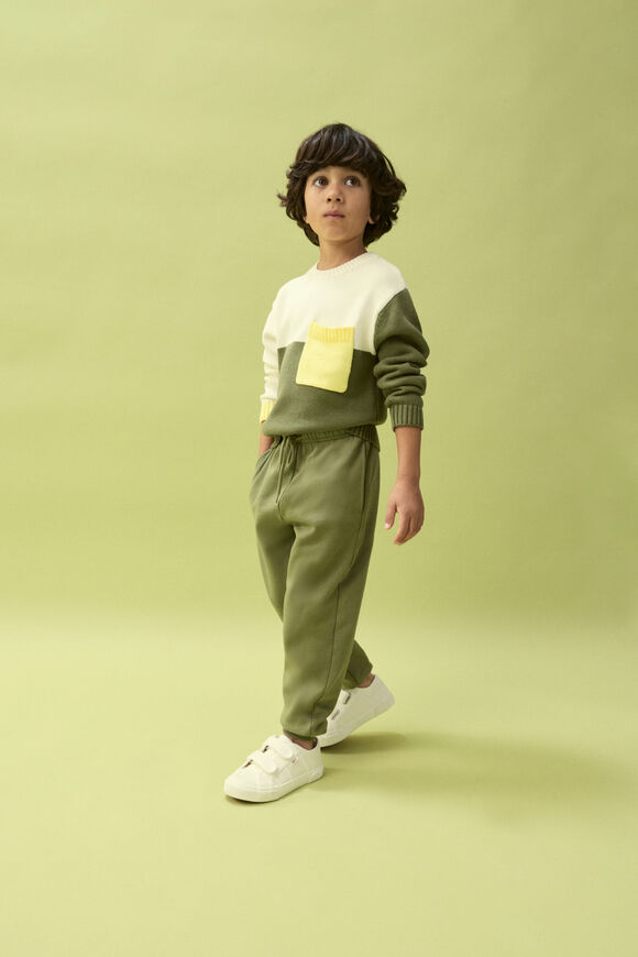 Washed Track Pant  Dark Sage  hi-res