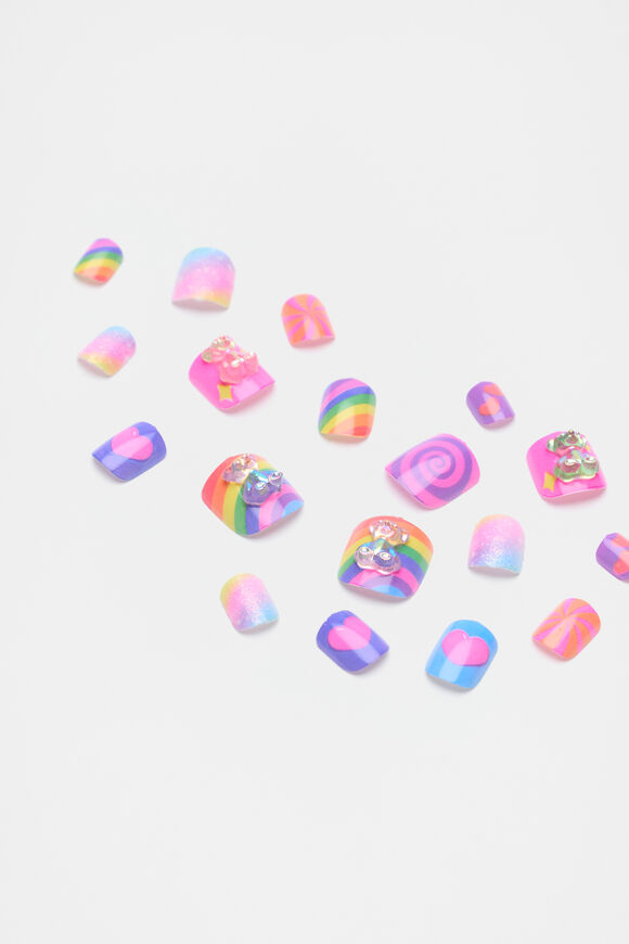 Gummy Bears Press On nails  Multi  hi-res