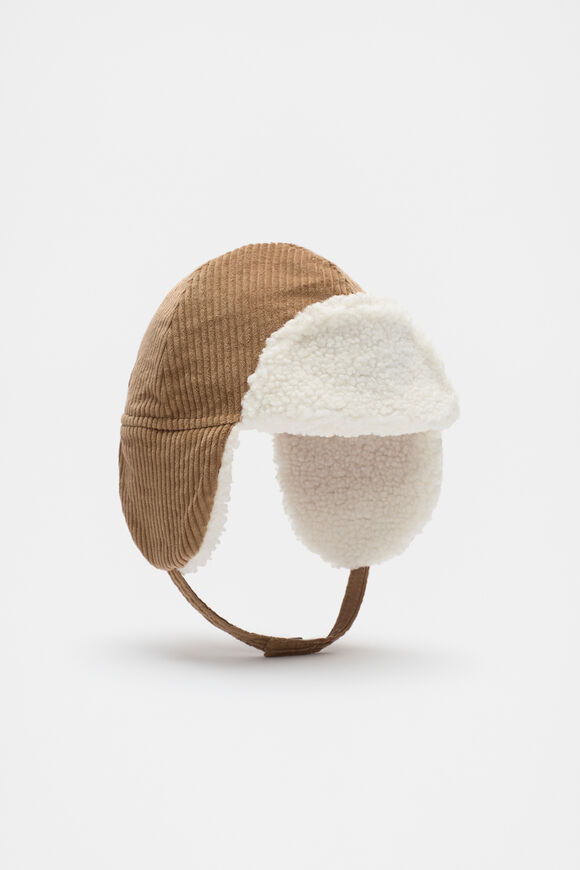 Mini Trapper Hat  Burnt Sugar  hi-res