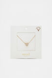 Initial Jewel Bubble Necklace  V  hi-res
