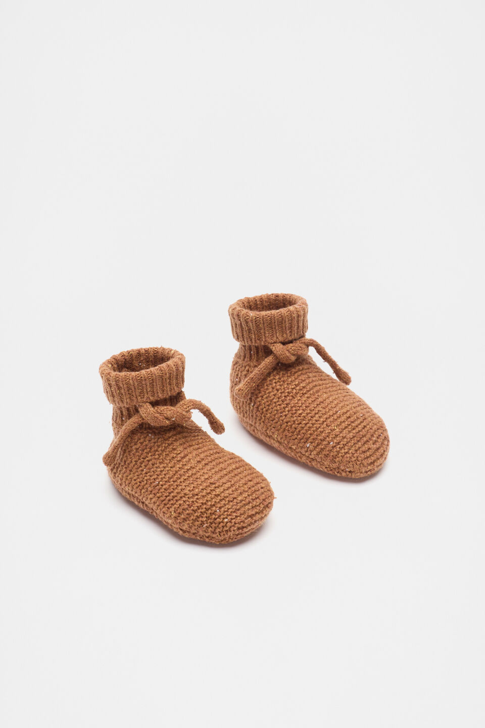 Knit Booties  Pumpkin Spice