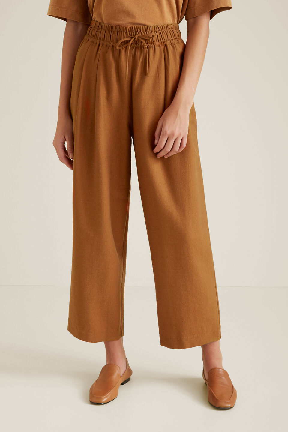 Wide Leg Drawstring Pant  