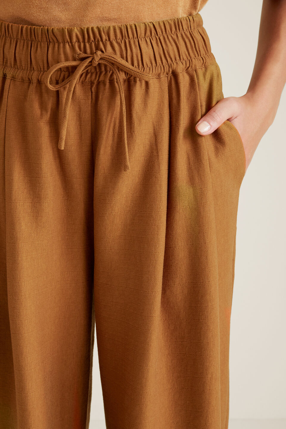 Wide Leg Drawstring Pant  